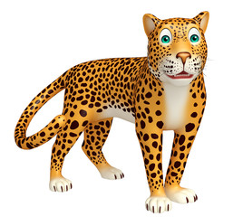  look at camera Leopard cartoon character