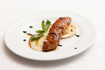roasted pork with sauce