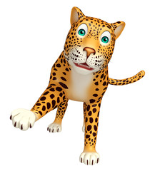 hold Leopard cartoon character