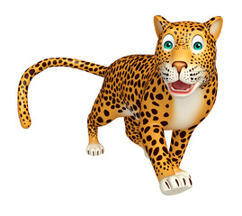  look at camera Leopard cartoon character