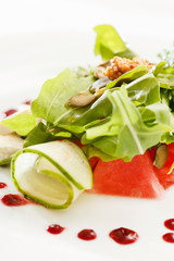 salad with watermelon
