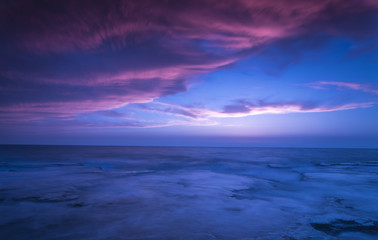 Fototapeta premium rocky sunset