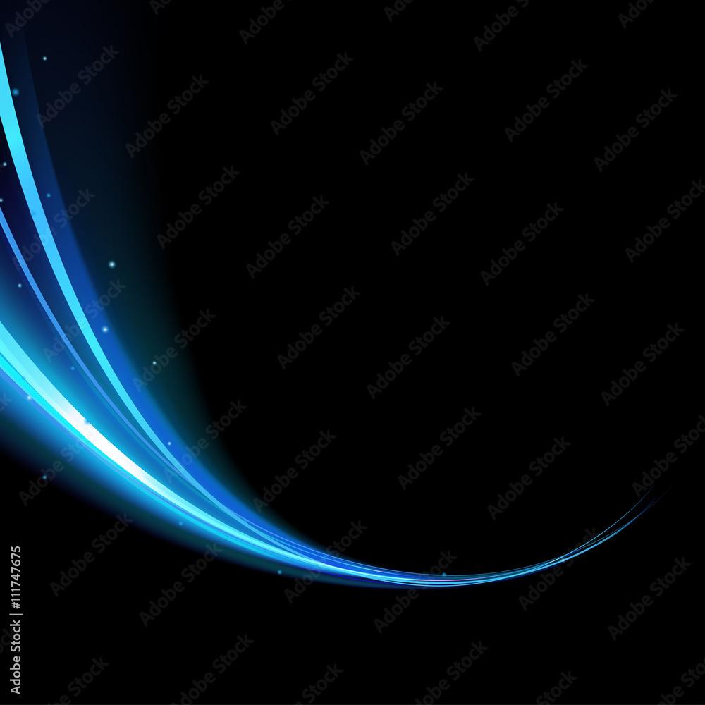Poster vector light glowing effect on isolated background