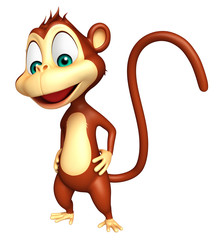 funny  Monkey cartoon character