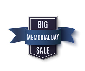 Big Memorial Day sale background.