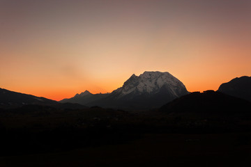 Grimming nach Sonnenuntergang