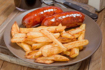 Iberian grilled sausages