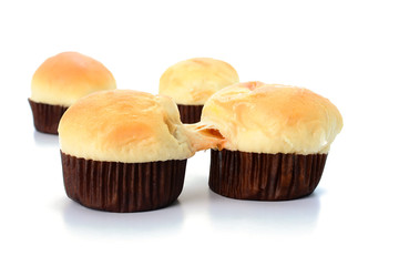 muffin isolated on white background