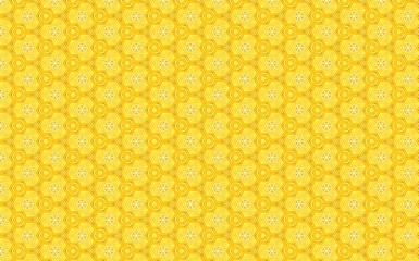 Yellow vintage pattern background