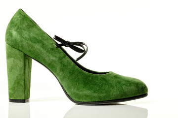 Obraz premium grüner frauenschuh