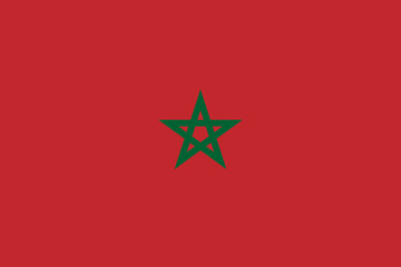 Flag of Morocco 
