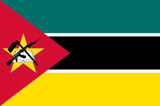 Flag of Mozambique.
