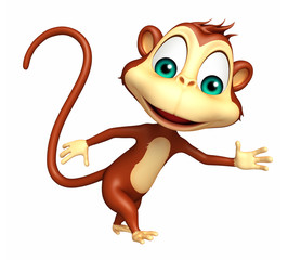 walking  Monkey cartoon character