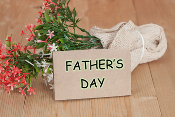 greeting card with happy father's day