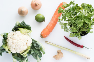 Vegetables, fresh organic ingredients