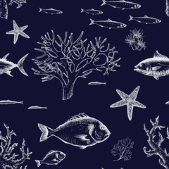 Sea life pattern