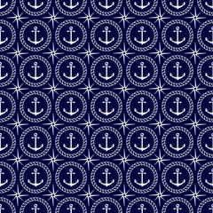 Nautical seamless pattern.