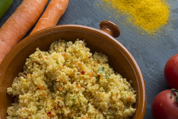 Cuscus with vegetables