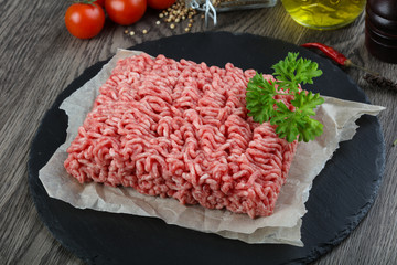 Minced beef meat