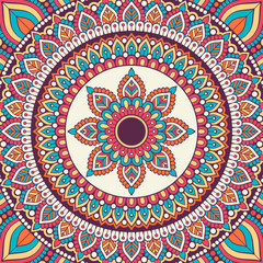 Fototapeta premium Vector indian Mandala