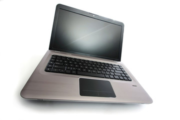 Modern laptop isolated