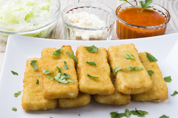 Croquettes of fish