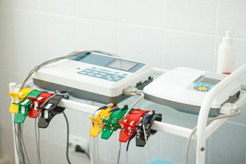 the unit of measurement of the electrocardiogram in a doctor's o