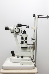 refractometer in the office of an ophthalmologist