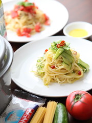Peperoncino with cucumber