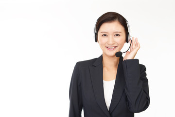 笑顔のオペレーター