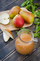 fresh pear juice