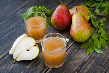 fresh pear juice
