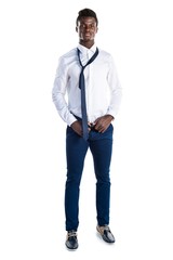 Fototapeta premium Handsome business black man