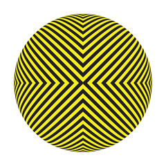 yellow and black extra point, ball. stop. repair, Industrial striped road warning yellow-black pattern vector