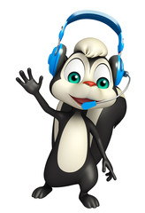 fun Skunk cartoon character