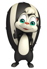 thumbs up Skunk cartoon character