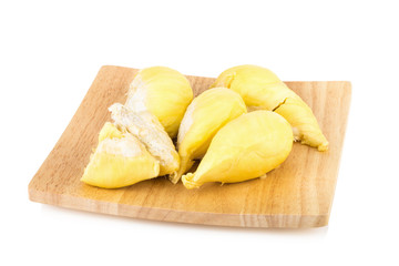 durian isolated on white background