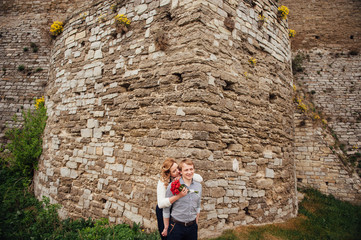 Happy smiling couple having fun outdoors