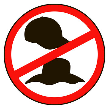 recommend clip art: No cap sign warning signs. Prohibited public information icon. Not allowed cap symbol.