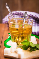 fresh mint tea