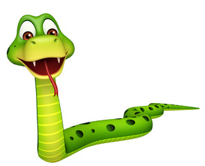 walk  Snake cartoon character