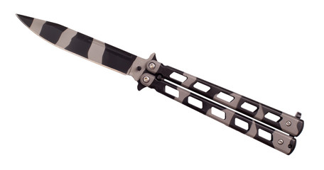 Knife a butterfly on a