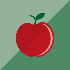 Apple design. fruit icon. Colorful illustration