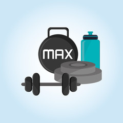 Healthy lifestyle design. Bodycare icon. Colorful illustration