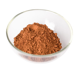 Cocoa powder in a bowl