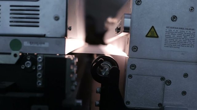 Change focus on digital inkjet printing process