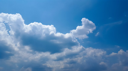 clouds on blue sky