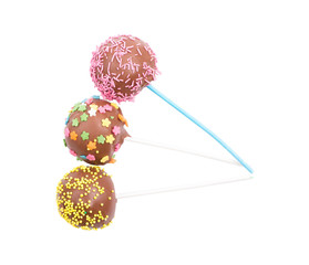 Cake pops on a