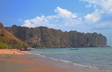Fototapeta na wymiar Ao Nang beach in Krabi province, Thailand