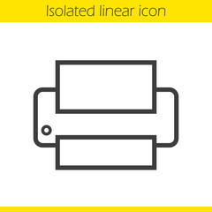 Printer linear icon